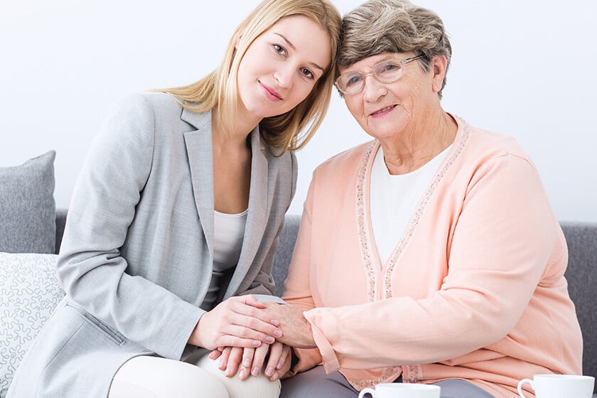 Friendship between grandmother and granddaughter